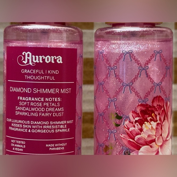 NEW B&BW 💕(2) Disney Princess Aurora Diamond Shimmer Mists - Picture 2 of 2